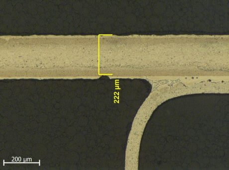 Metallographic testing - cross-sectional analysis