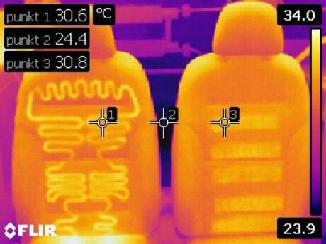 Comparative tests (benchmarking) of heated car seats - 1 min