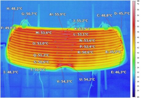 Thermal imaging measurements of glass