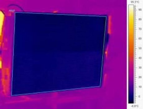 Thermal imaging measurements of heat exchangers